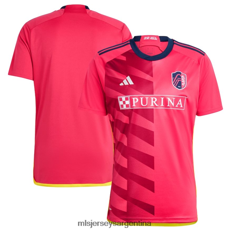 MLS Jerseys hombres calle. réplica del kit de la ciudad 2023 rojo adidas de louis city sc 2T40R83 jersey