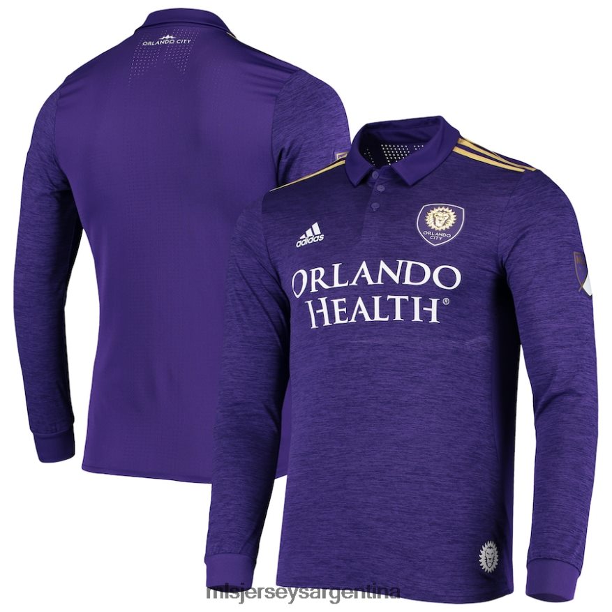 MLS Jerseys hombres orlando city sc adidas púrpura 2019 camiseta auténtica de manga larga local 2T40R8731 jersey