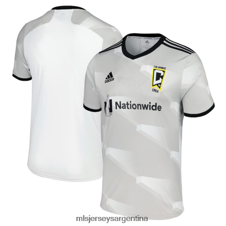 MLS Jerseys hombres camiseta en blanco réplica del estándar dorado adidas blanca 2022 de columbus crew 2T40R8369 jersey