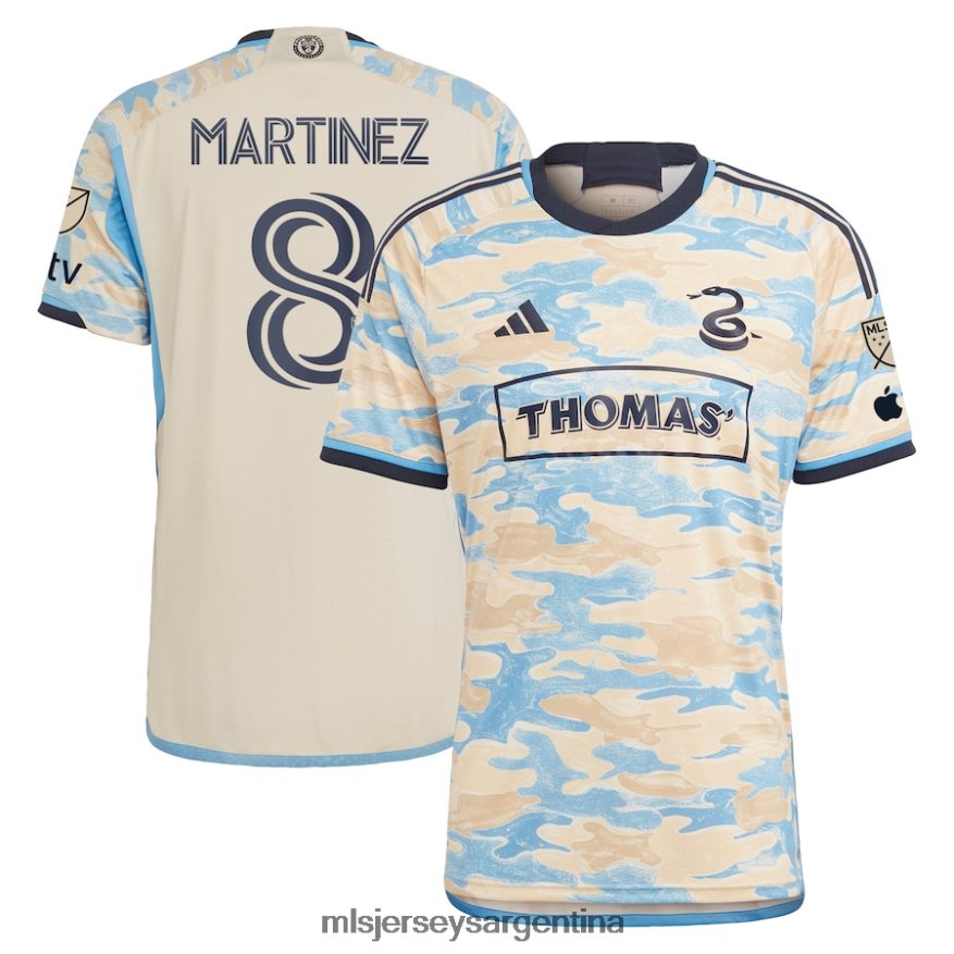MLS Jerseys hombres camiseta philadelphia union jose martinez adidas tan 2023 para philly autentica 2T40R8542 jersey