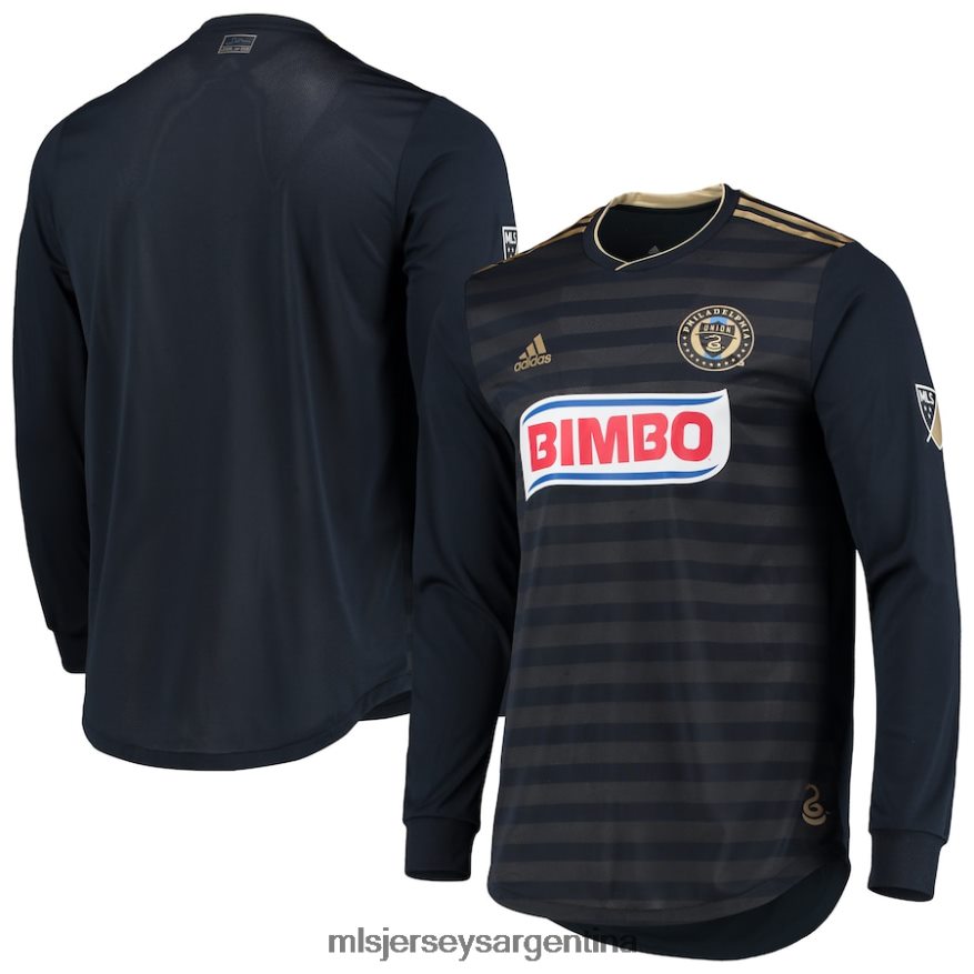 MLS Jerseys hombres camiseta de manga larga auténtica de visitante 2018 azul marino adidas de philadelphia union 2T40R81437 jersey