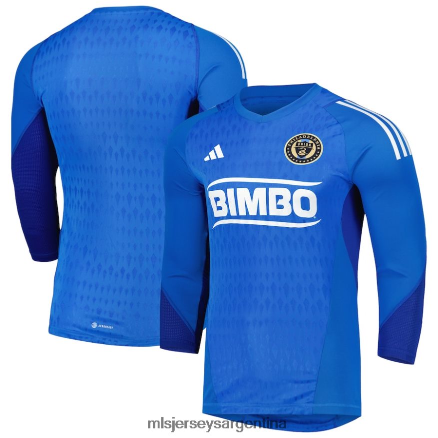 MLS Jerseys hombres camiseta réplica de manga larga de portero azul adidas philadelphia union 2023 2T40R834 jersey