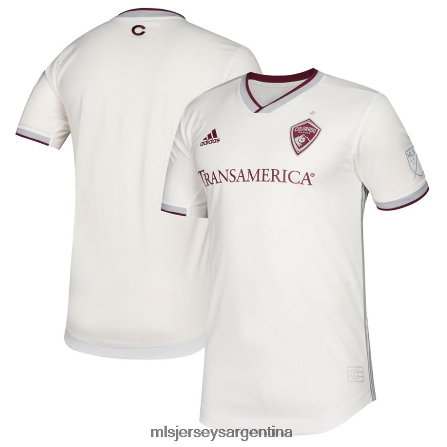MLS Jerseys hombres camiseta colorado rapids adidas blanca 2019 negro diamante autentica 2T40R8761 jersey