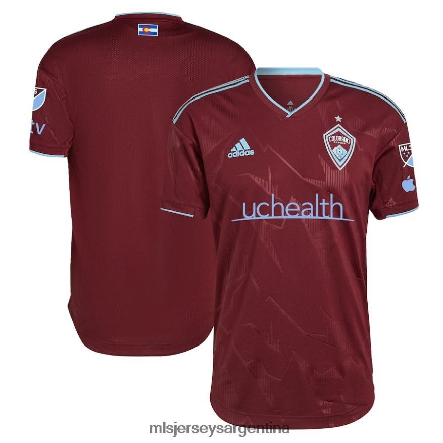 MLS Jerseys hombres camiseta colorado rapids adidas burdeos 2023 club autentica 2T40R81341 jersey