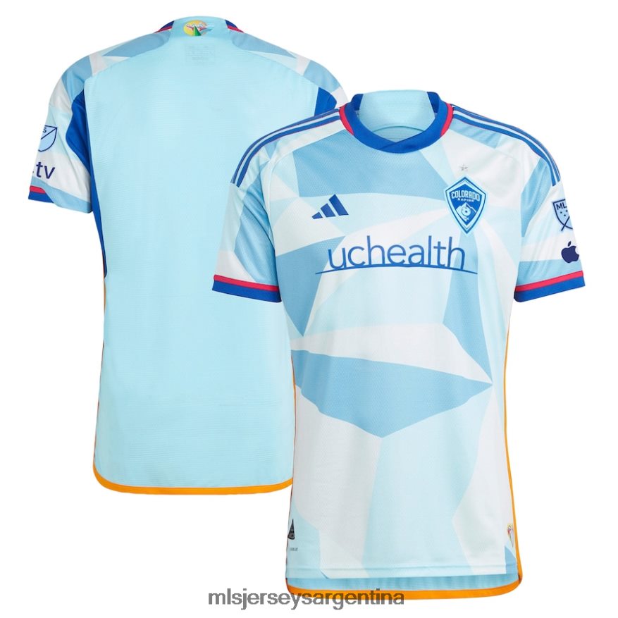 MLS Jerseys hombres colorado rapids adidas azul claro 2023 nuevo día kit camiseta auténtica 2T40R8197 jersey