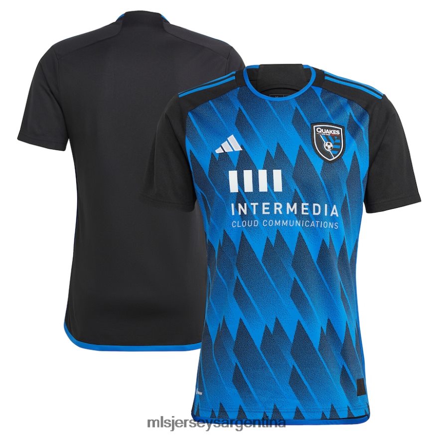 MLS Jerseys hombres Terremotos de San José adidas azul 2023 camiseta réplica de falla activa 2T40R8162 jersey