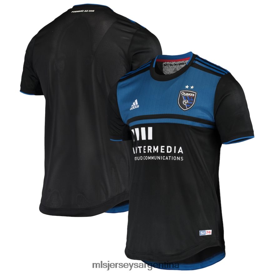 MLS Jerseys hombres Terremotos de San José adidas camiseta negra auténtica de rendimiento primario 2T40R81529 jersey