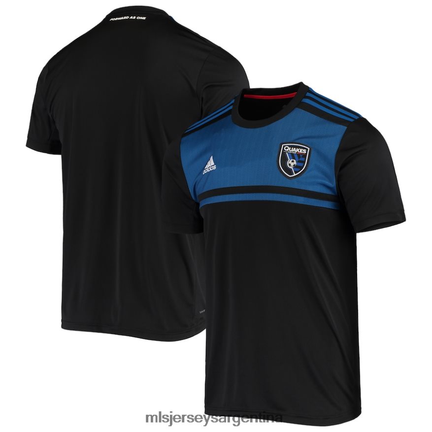 MLS Jerseys hombres Terremotos de San José adidas negro 2020 réplica en blanco camiseta aeroready primaria 2T40R8538 jersey