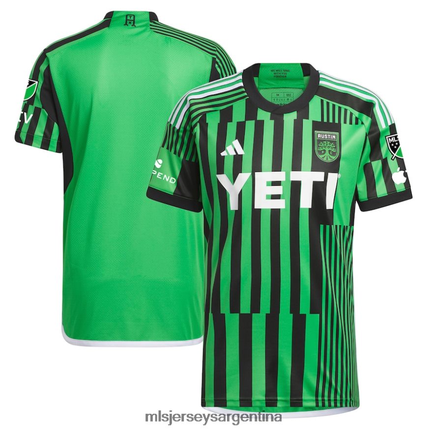 MLS Jerseys hombres austin fc adidas verde 2023 las voces kit camiseta auténtica 2T40R822 jersey