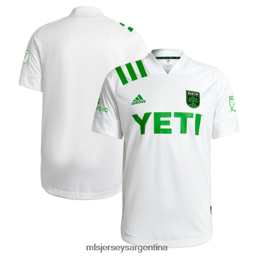 MLS Jerseys hombres camiseta adidas austin fc blanca 2021 second legends auténtica 2T40R8491 jersey