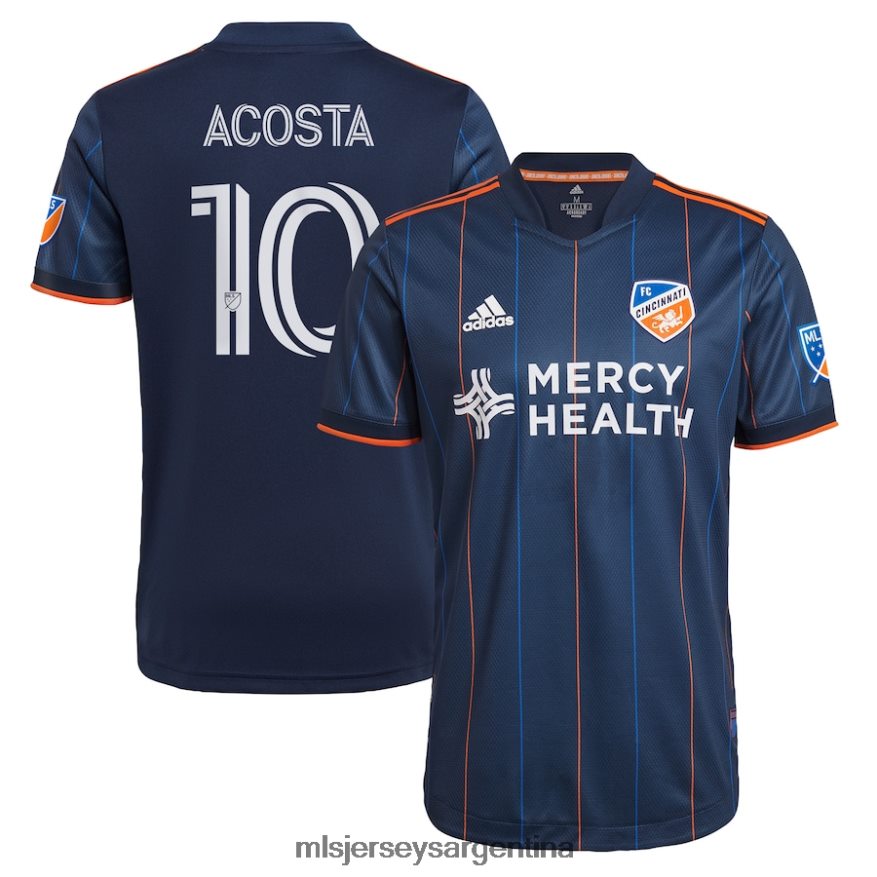 MLS Jerseys hombres fc cincinnati luciano acosta adidas azul marino 2021 thedynamic kit camiseta de jugador auténtica 2T40R8521 jersey