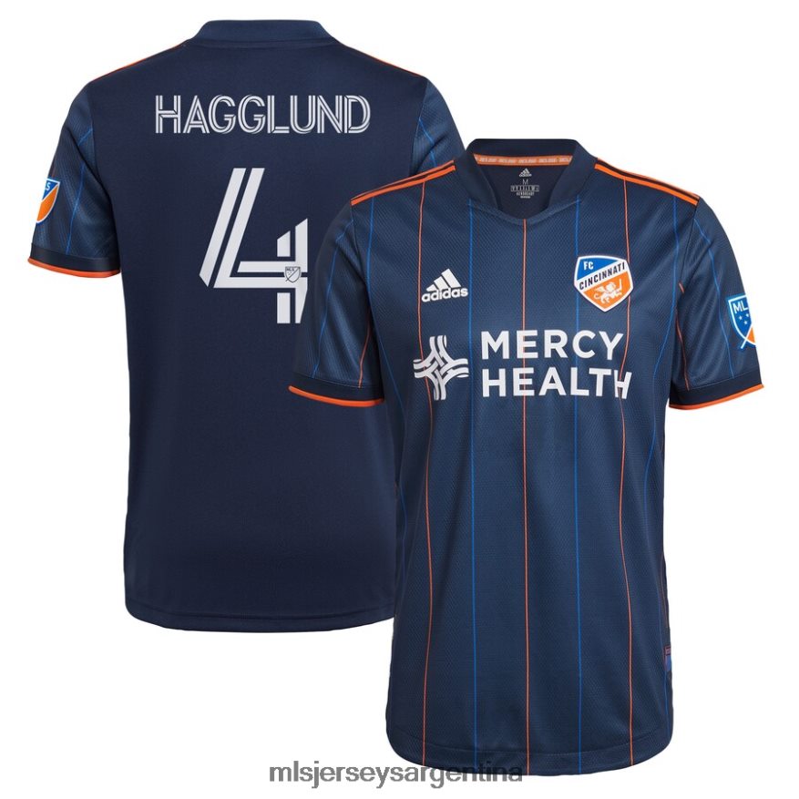 MLS Jerseys hombres fc cincinnati nick hagglund adidas azul marino 2021 thedynamic kit camiseta de jugador auténtica 2T40R8507 jersey