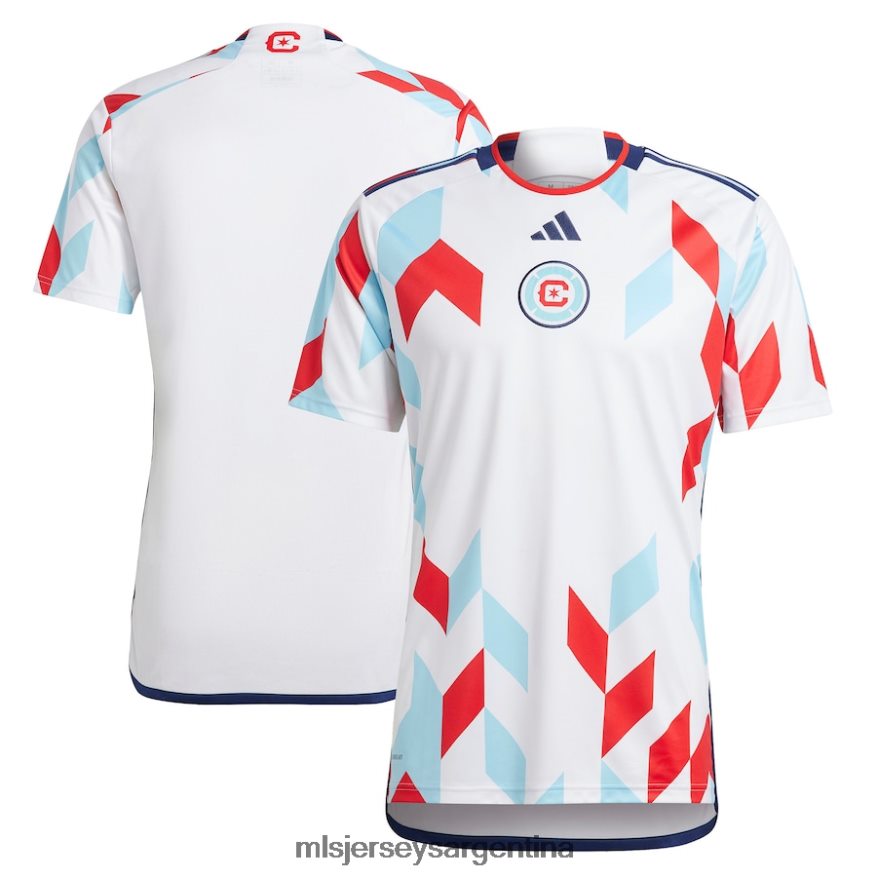 MLS Jerseys hombres chicago fire adidas blanco 2023 un kit para todos réplica camiseta 2T40R8143 jersey