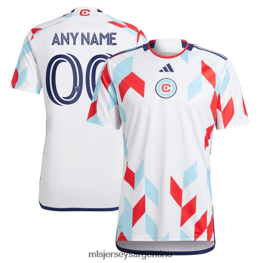 MLS Jerseys hombres chicago fire adidas blanco 2023 un kit para todos réplica camiseta personalizada 2T40R8164 jersey