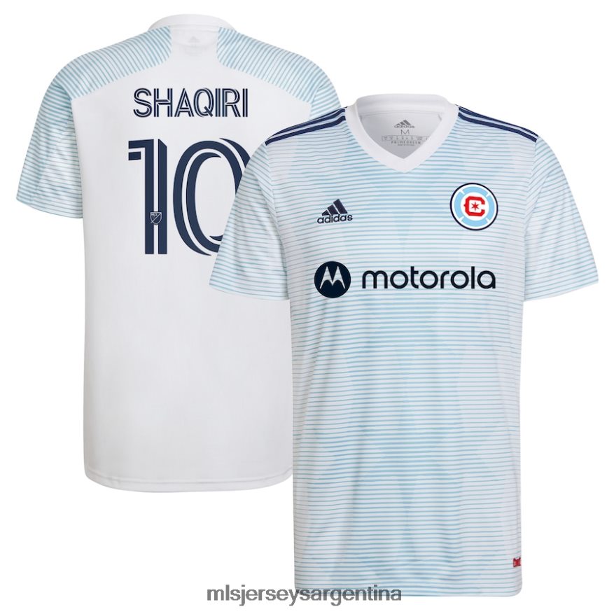MLS Jerseys hombres chicago fire xherdan shaqiri adidas blanco 2022 lakefront kit réplica de camiseta de jugador 2T40R8963 jersey