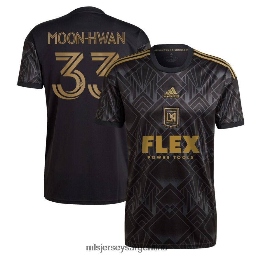 MLS Jerseys hombres lafc kim moon-hwan adidas negro 2022 5 aniversario kit réplica camiseta de jugador 2T40R81302 jersey
