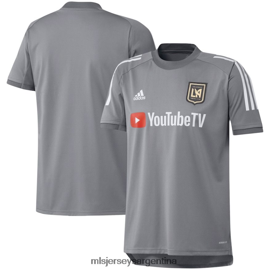 MLS Jerseys hombres camiseta de entrenamiento de campo lafc adidas gris 2020 2T40R8818 jersey