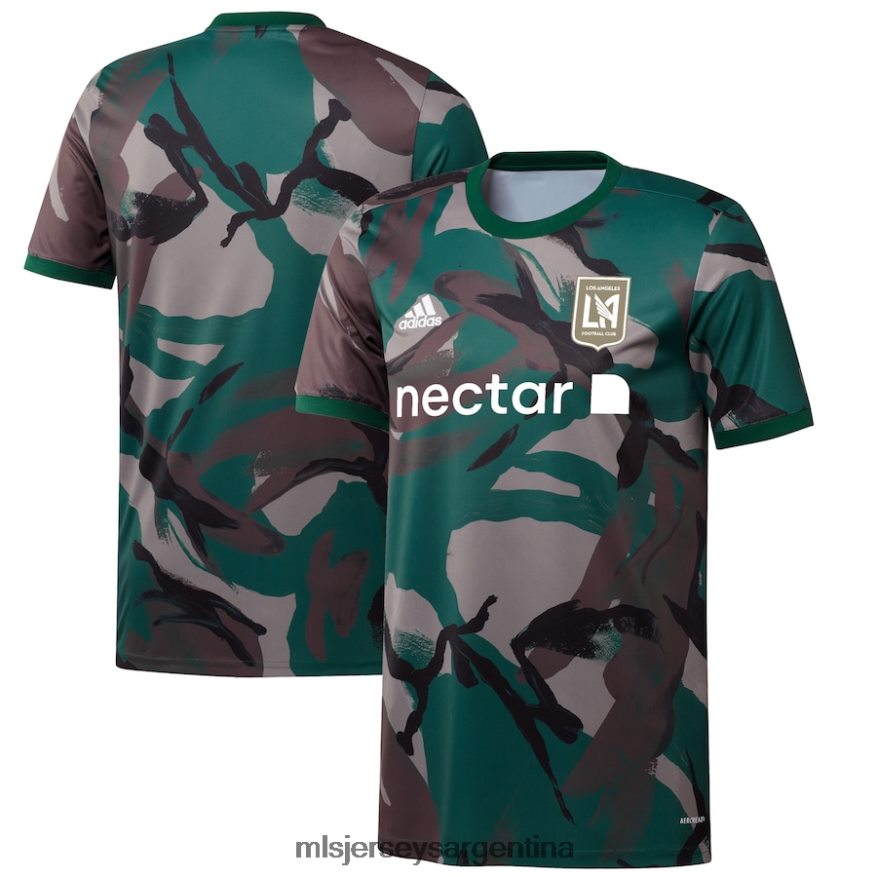 MLS Jerseys hombres camiseta de rendimiento pre-partido adidas camo 2021 lafc 2T40R8685 jersey