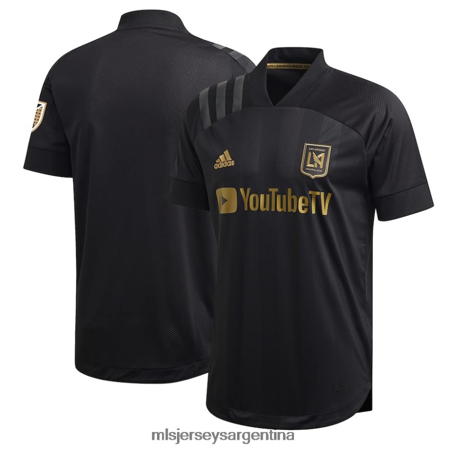 MLS Jerseys hombres camiseta lafc adidas negra 2020 primaria auténtica en blanco 2T40R8301 jersey