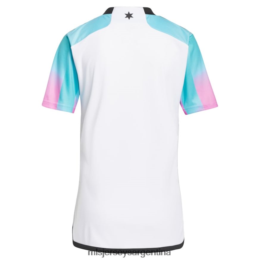 MLS Jerseys hombres minnesota united fc adidas camiseta blanca réplica del kit de la aurora boreal 2023 2T40R826 jersey
