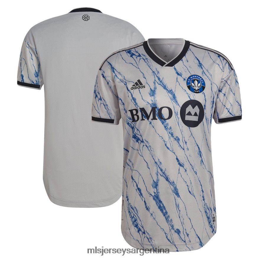 MLS Jerseys hombres camiseta adidas cf montreal gris 2023 secundaria autentica 2T40R8167 jersey