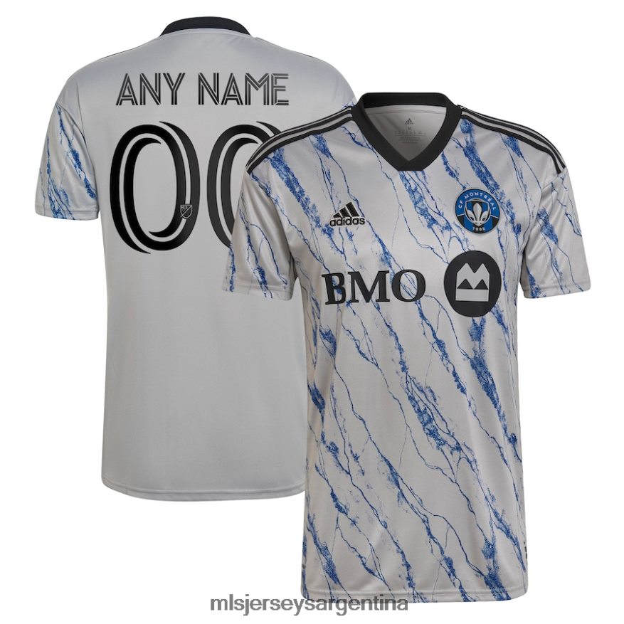 MLS Jerseys hombres cf montreal adidas gris 2023 réplica secundaria camiseta personalizada 2T40R8782 jersey