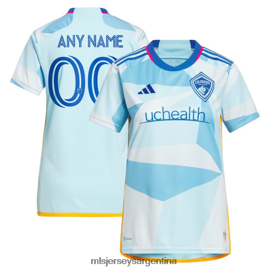 MLS Jerseys mujer colorado rapids adidas azul claro 2023 nuevo kit de día réplica camiseta personalizada 2T40R8515 jersey