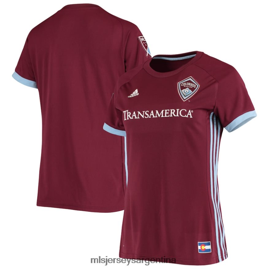 MLS Jerseys mujer colorado rapids adidas burdeos 2018 réplica camiseta local 2T40R8689 jersey