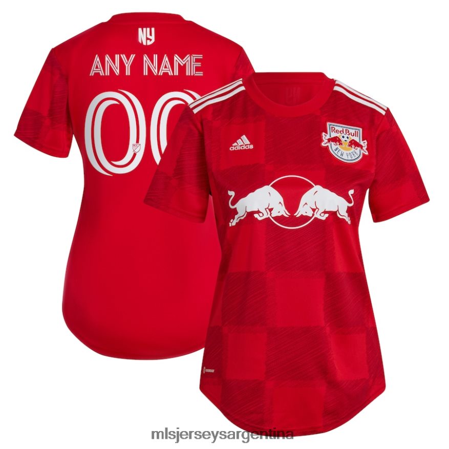 MLS Jerseys mujer camiseta personalizada réplica 1ritmo roja adidas new york red bulls 2022 2T40R8837 jersey