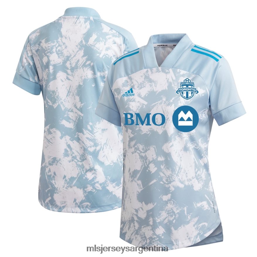 MLS Jerseys mujer camiseta toronto fc adidas azul claro 2021 réplica primeblue 2T40R81434 jersey