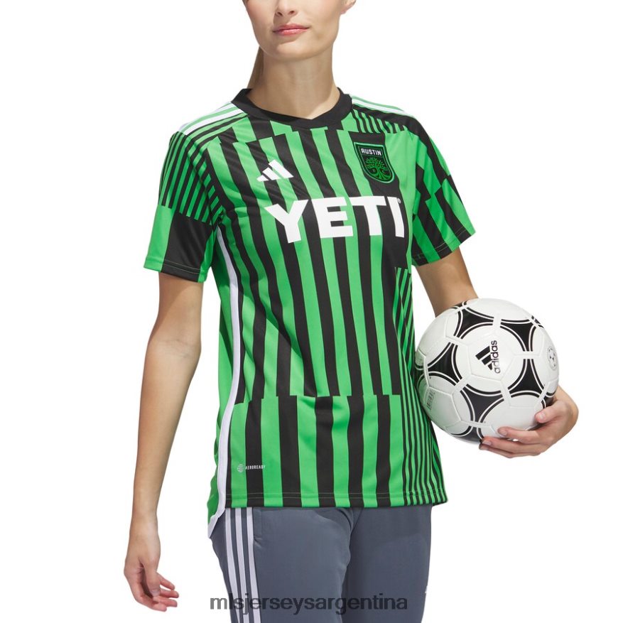 MLS Jerseys mujer austin fc adidas verde 2023 las voces kit réplica camiseta 2T40R8151 jersey
