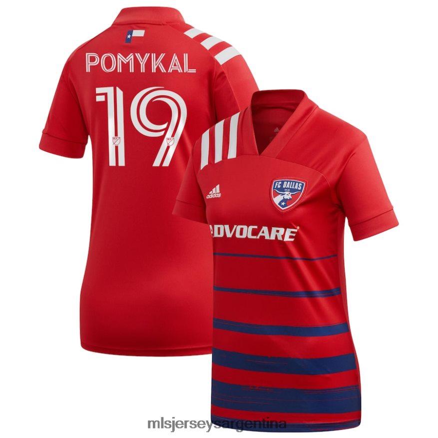 MLS Jerseys mujer fc dallas paxton pomykal adidas roja 2020 legado eqt réplica camiseta 2T40R81280 jersey