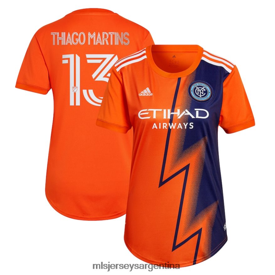 MLS Jerseys mujer nueva york fc thiago martins adidas naranja 2023 the volt kit réplica de camiseta del jugador 2T40R81111 jersey