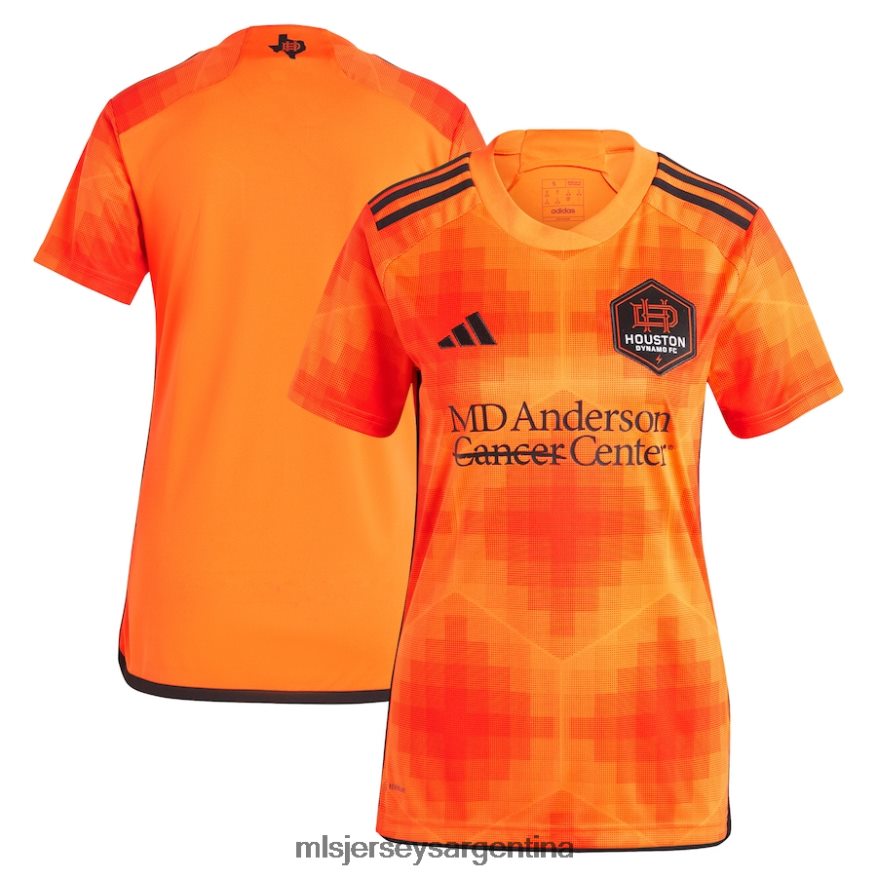 MLS Jerseys mujer camiseta houston dynamo fc adidas naranja 2023 réplica el sol 2T40R8335 jersey