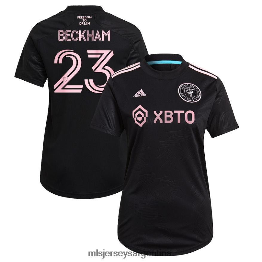 MLS Jerseys mujer camiseta inter miami cf david beckham adidas negra 2021 replica jugador la palma 2T40R8662 jersey