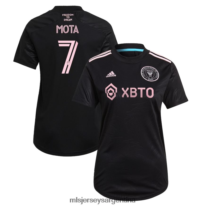MLS Jerseys mujer camiseta inter miami cf jean mota adidas negra 2021 replica jugador la palma 2T40R81502 jersey