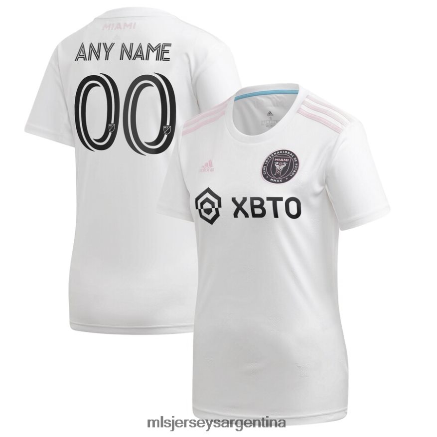 MLS Jerseys mujer camiseta replica personalizada primaria inter miami cf adidas blanca 2020 2T40R81454 jersey