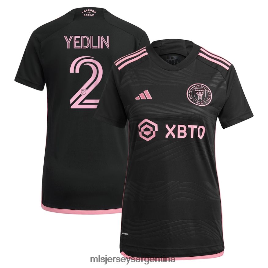 MLS Jerseys mujer inter miami cf deandre yedlin adidas negro 2023 la noche réplica camiseta del jugador 2T40R81043 jersey