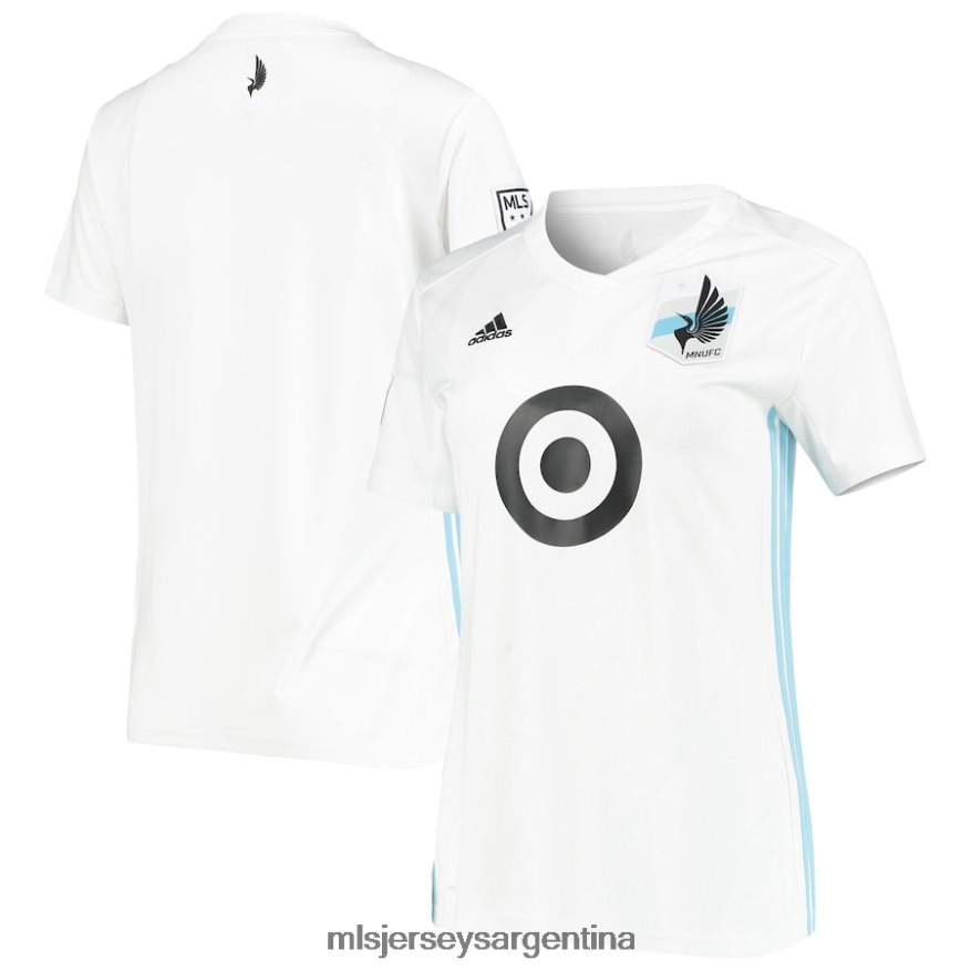 MLS Jerseys mujer camiseta replica del equipo visitante blanca adidas minnesota united fc 2020 2T40R8661 jersey