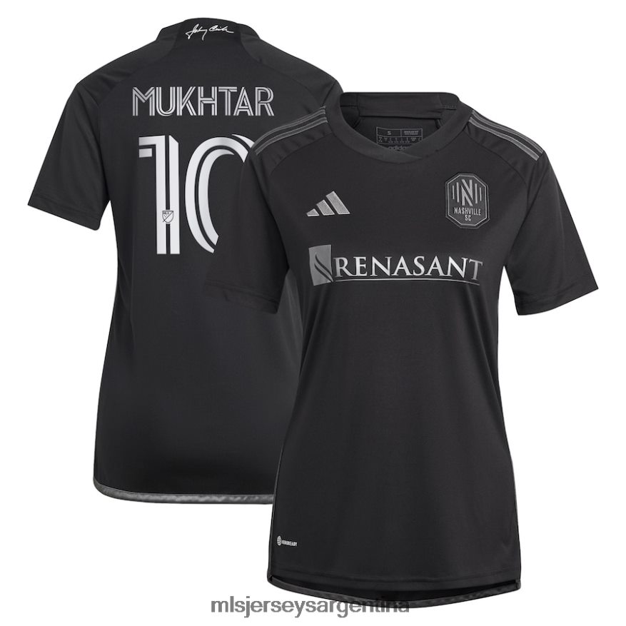 MLS Jerseys mujer nashville sc hany mukhtar adidas negro 2023 hombre de negro kit réplica de camiseta de jugador 2T40R8516 jersey