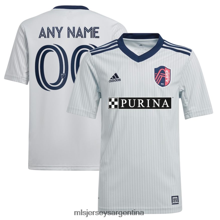 MLS Jerseys niños calle. louis city sc adidas gris 2023 the Spirit kit réplica camiseta personalizada 2T40R8147 jersey