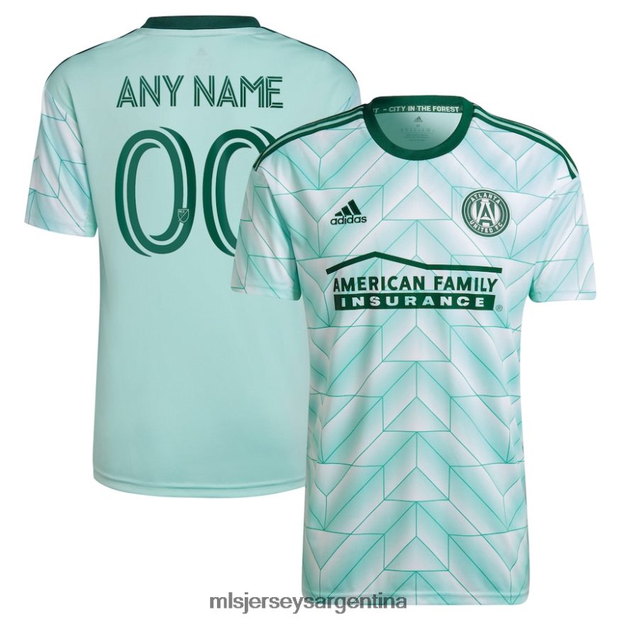 MLS Jerseys niños atlanta united fc adidas mint 2022 réplica del kit del bosque camiseta personalizada 2T40R8451 jersey