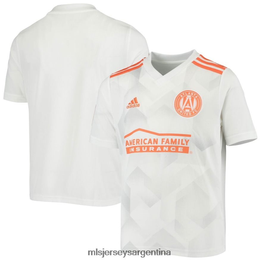 MLS Jerseys niños camiseta réplica del equipo visitante blanca adidas del atlanta united fc 2020 2T40R8627 jersey
