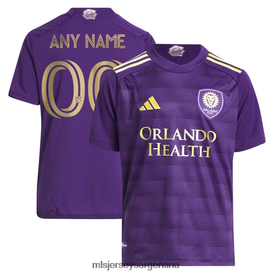 MLS Jerseys niños orlando city sc adidas púrpura 2023 the wall kit réplica camiseta personalizada 2T40R8328 jersey