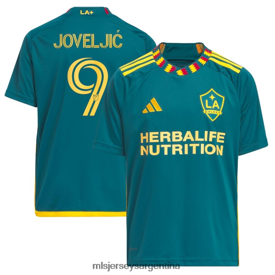 MLS Jerseys niños la galaxy deja joveljic adidas verde 2023 la kit réplica camiseta de jugador 2T40R8841 jersey